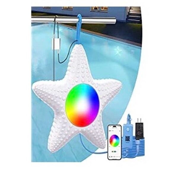 Starfish LED pool light - Picture 1 of 3